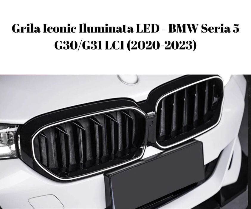 Grila Iconic Iluminata LED - BMW Seria 5 G30/G31 LCI (2020-2023)