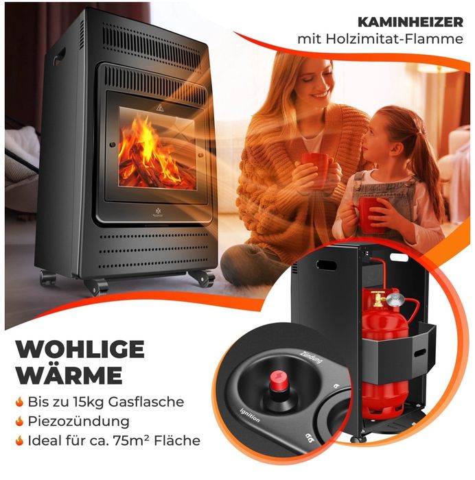 Газова печка за отопление Lesser 3,4 KW