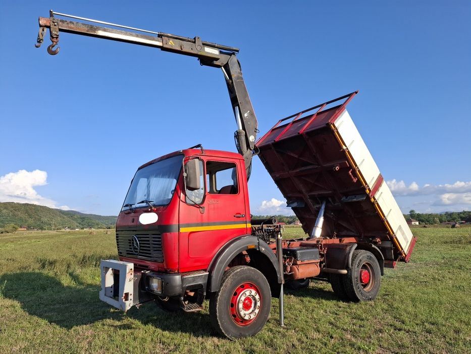Bascula 4x4 lama deszapezire macara