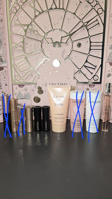 Lancome продукти от адвент календара за 2025.