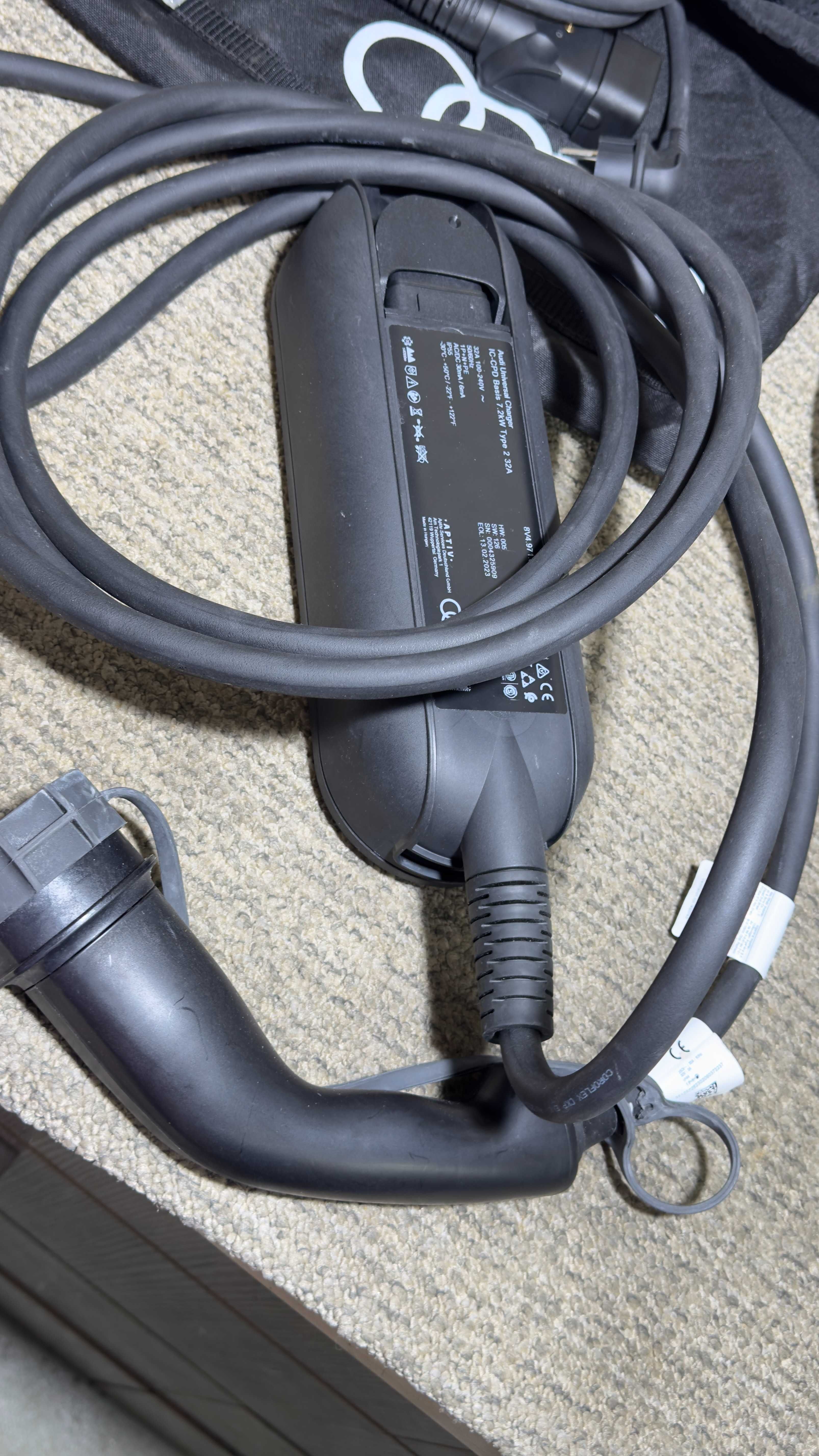 Cablu de încărcare EV Type2  AUDI universal charger masina electrica