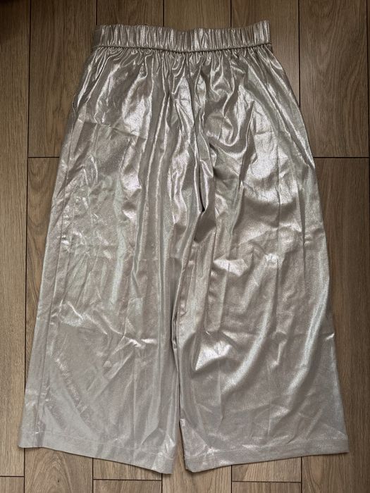 Pantaloni silver Zara, marime M, noi cu eticheta