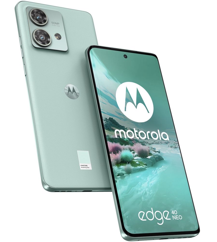НОВ!!! Motorola Edge 40 Neo, 256GB, 12GB RAM, 5G, Soothing Sea