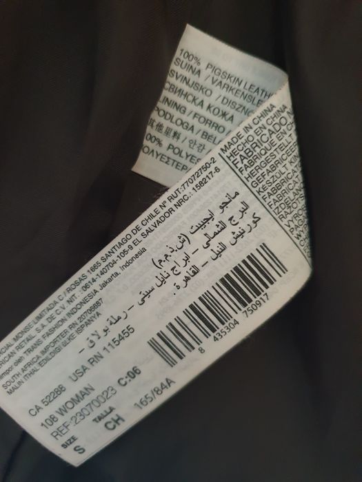 Greaca piele naturala super calitate firma mango mărimea s