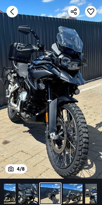 BMW F850 gs triple blak 2022 in garantie