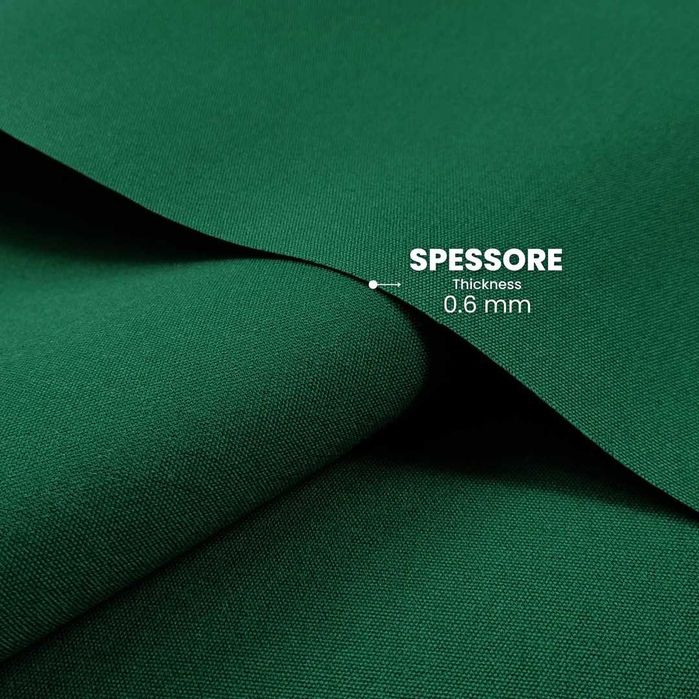 Copertină cu franjuri și inele brevetate