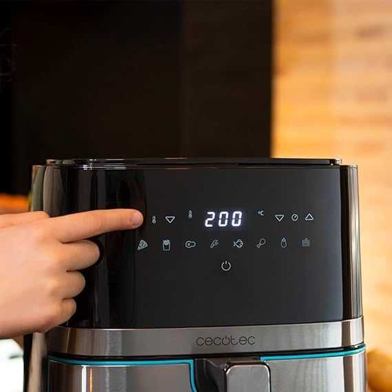 Cecotec 5,5L Air Fryer Cecofry Full InoxBlack 5500 Pro, 1700 W