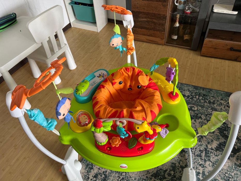 Centru de activitati/jumper (padurea tropicala) fisher price