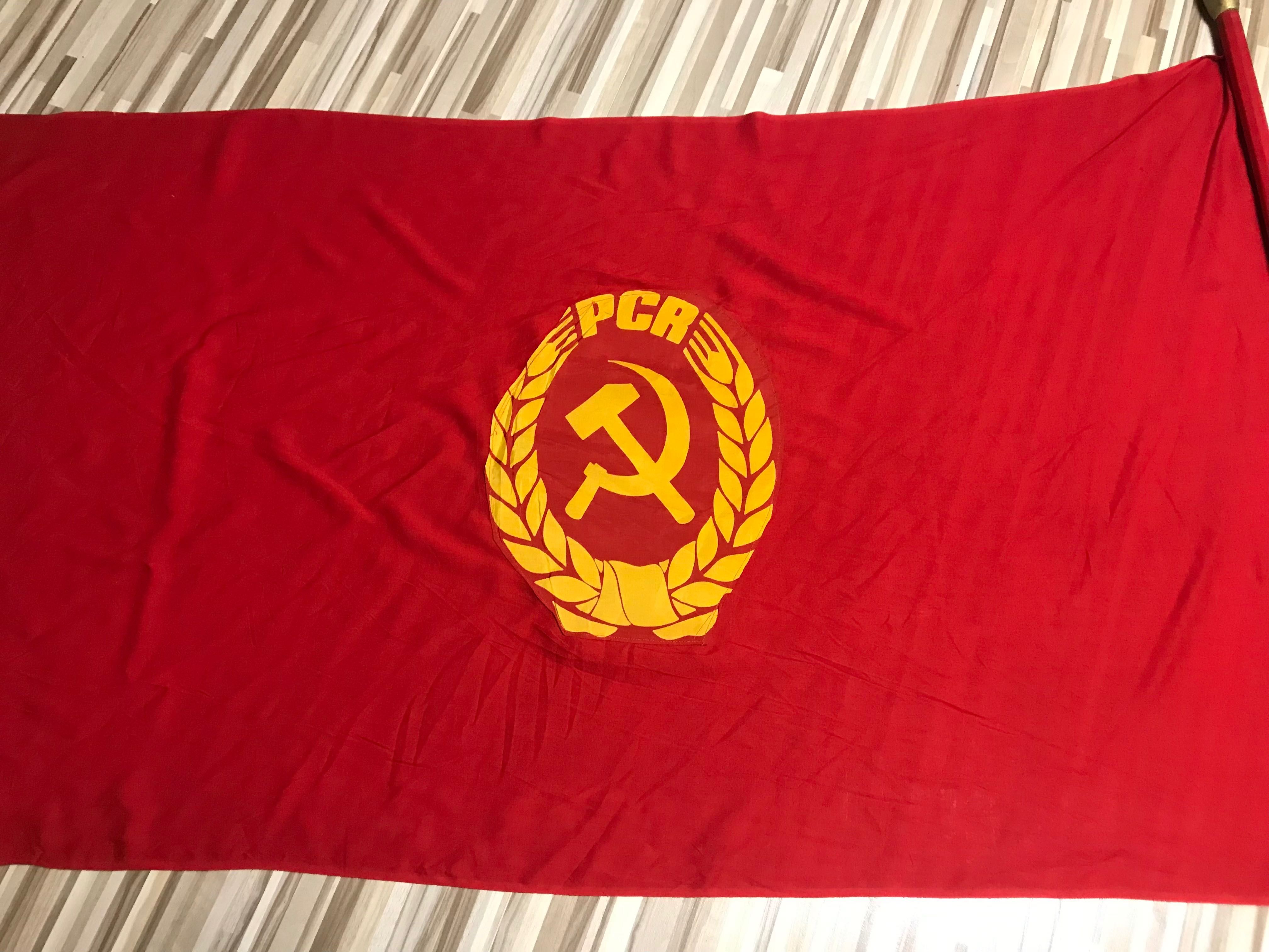Steag  Drapel vechi  RSR PCR Comunism 2 modele