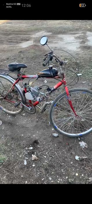 Продам вело мопед бу