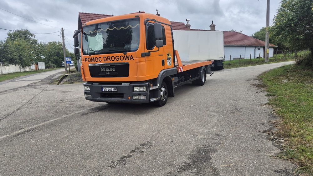 Man TGL 120 Platou Hidraulic  6.50 cu Furca
