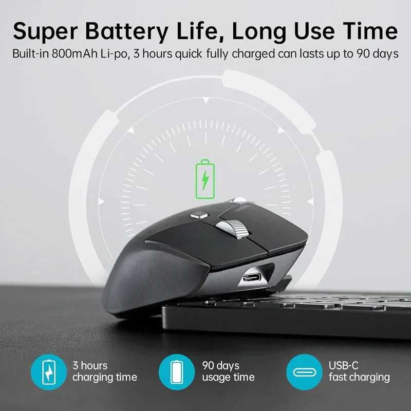 [НОВАЯ] Мышка RAPOO MT760L Black