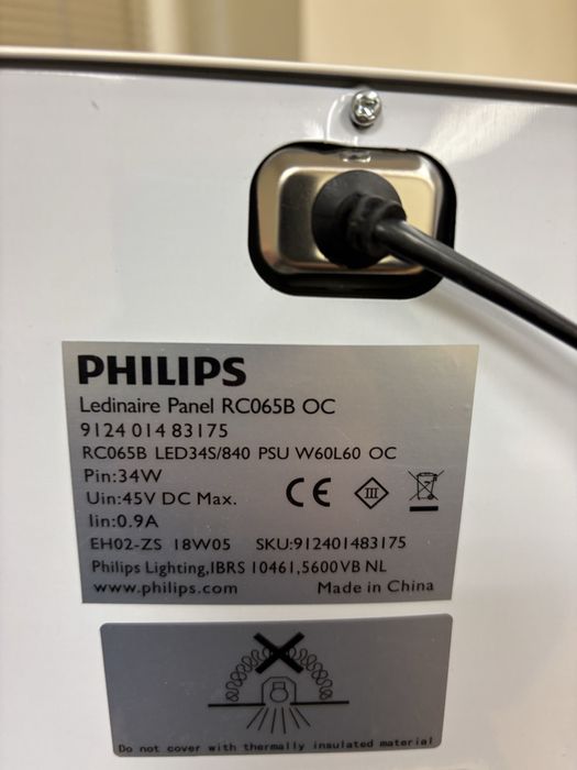 Philips - LED Панел за вграждане LEDINAIRE LED/34W/230V 60x60 см 4000K