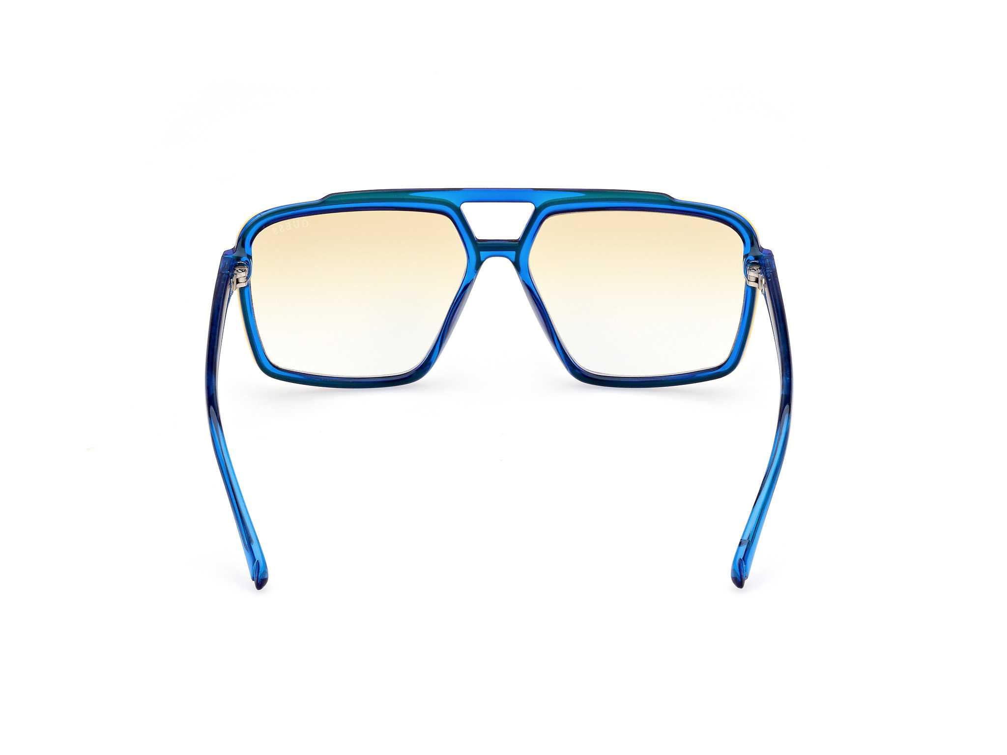 GUESS – Мъжки слънчеви очила "AVIATOR BLUE & YELLOW" нови с кутия