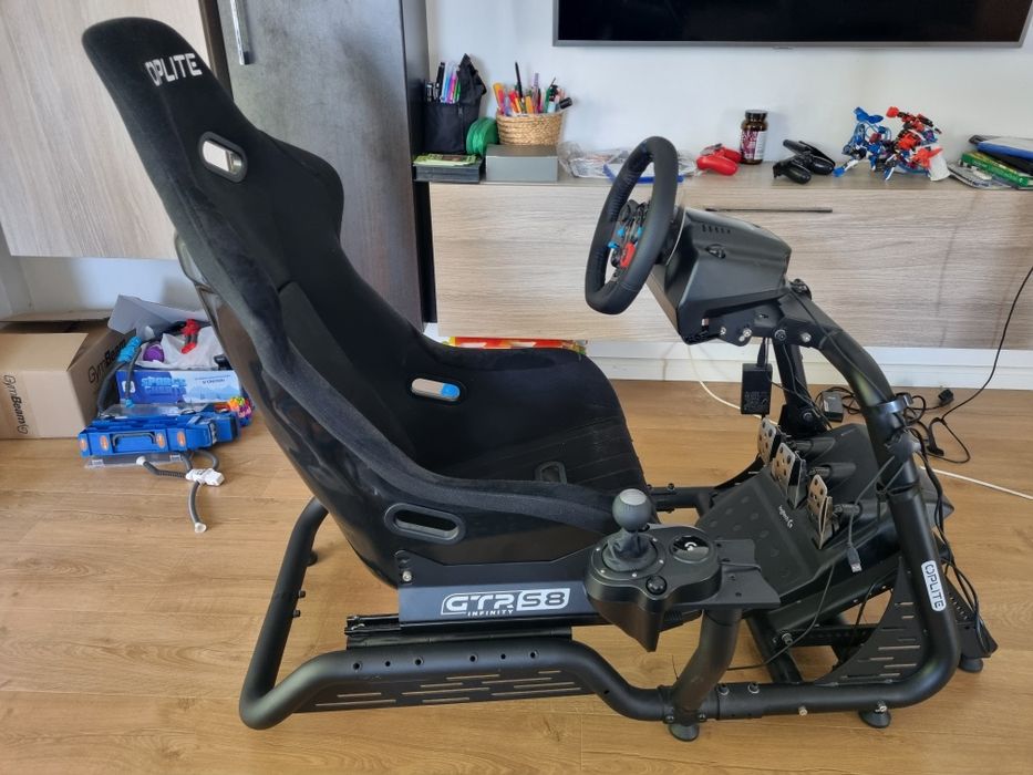 OPLITE Cockpit GTR S8 Infinity + Logitech G29 ( PLAYSEAT )