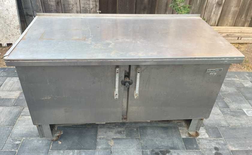 Lada frigorifica inox