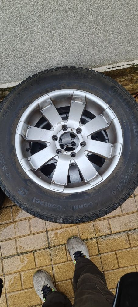 Set Roti (anvelopa ContiIceContact 4x4 + janta toyota) 265x60xR18