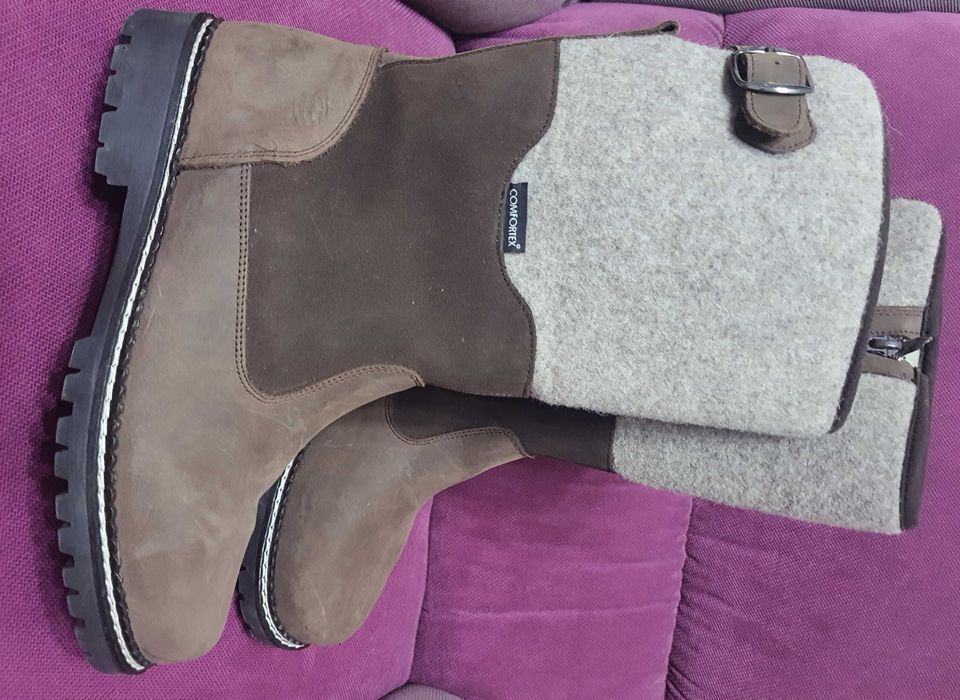 Cizme de la GEKA Sport vanatoare piele +blana lana marimea 42 pret fix