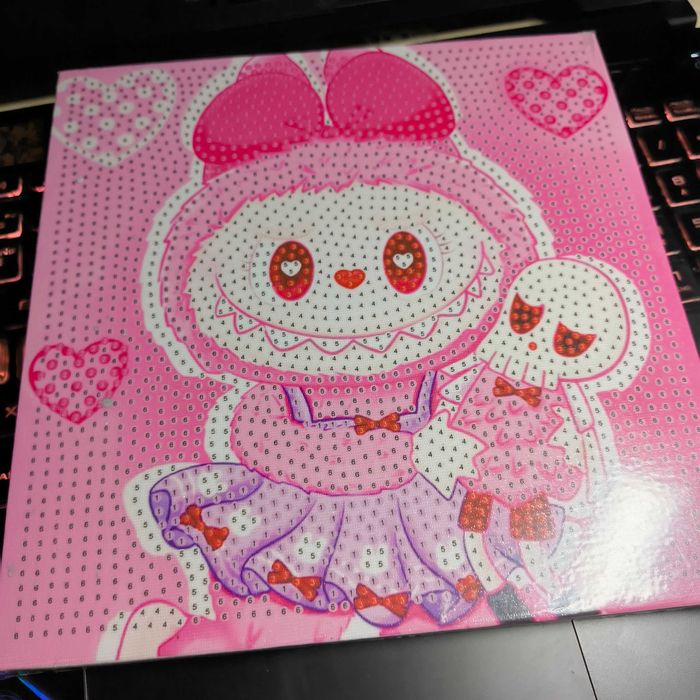 Лабубу, Куроми, алмазная мозаика 20×20