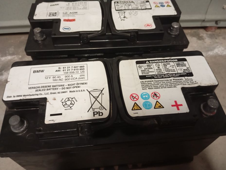 Baterie auto BMW Agm Start Stop import Germania originale