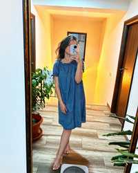 Rochie imitatie denim