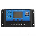 Controler de incarcare panou solar 12/24V 30A , 2 X USB si LCD