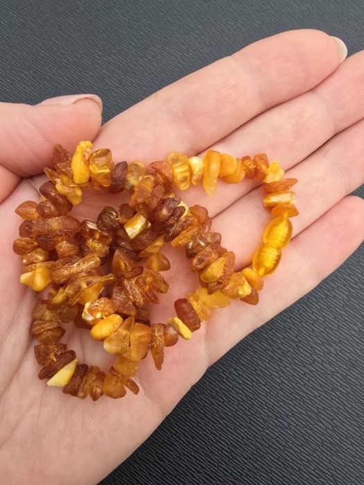 Янтарные бусы натуральные