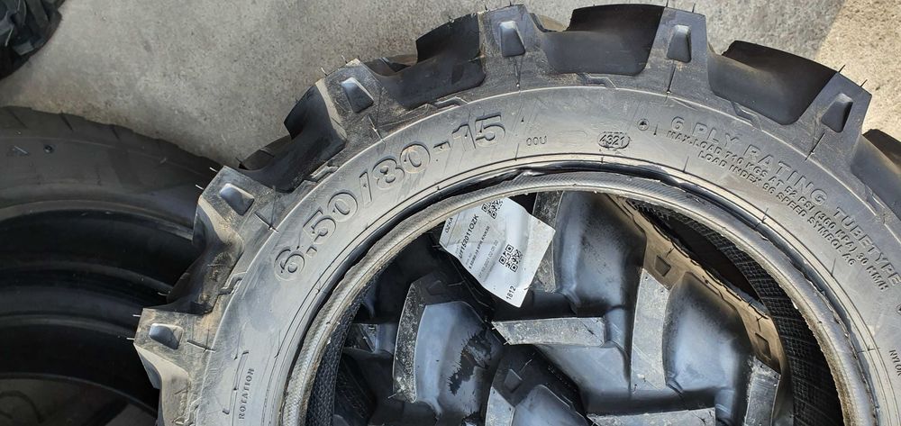 cauciucuri noi 6.50/80-15 pentru tractiune agricole AGMG 6PLY