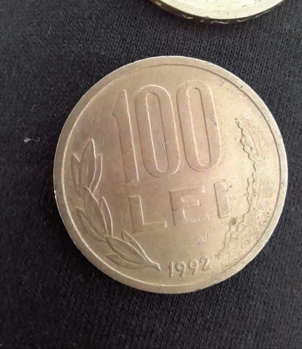 Lot Monede vechi colectie 100 lei 1992 , 2 lei 1951,  20 lei 1993 Stef