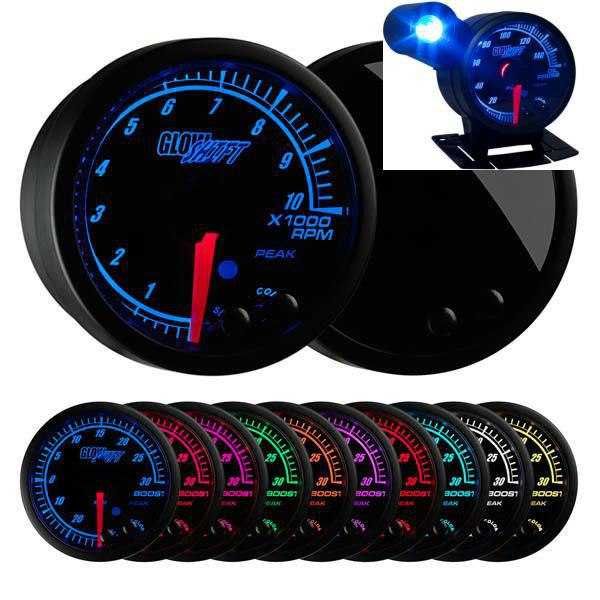 Спортивный Тахометр GlowShift Elite series. 52mm.