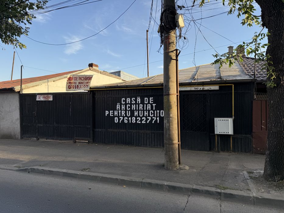 Casa de Inchiriat +Hala de 80MP ( Ideala pentru afaceri sau muncitori