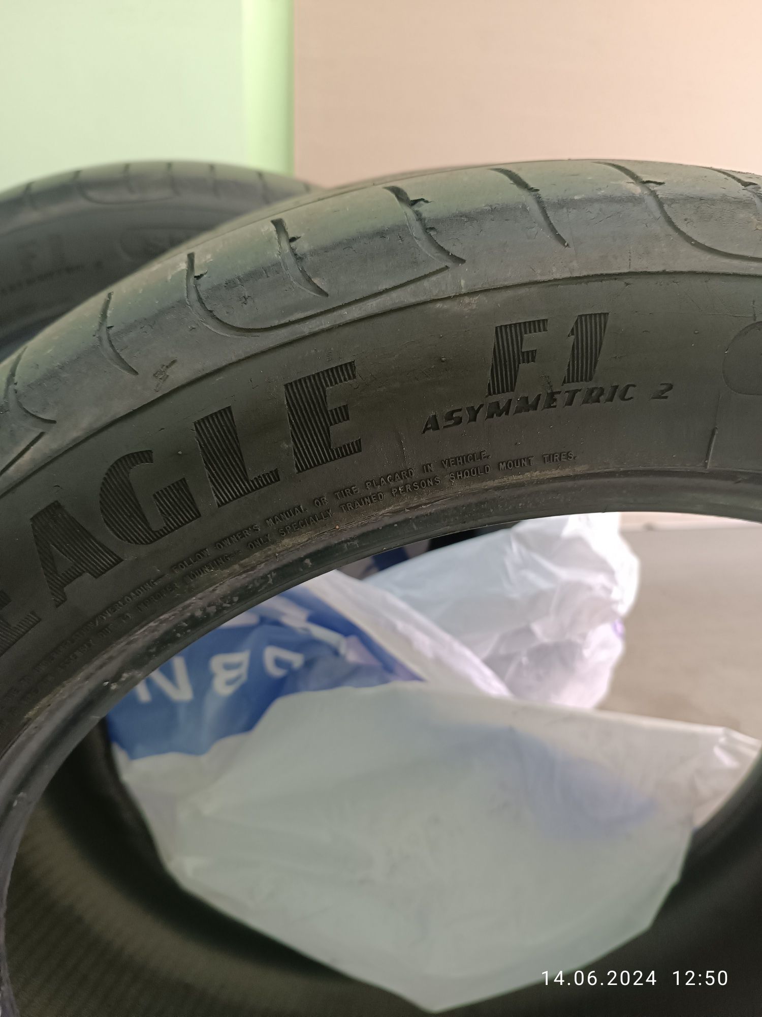 Гуми Good year eagle f1 asymmetric 2 265/45/20.  3 бр.