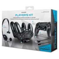 Kit player PS4 DreamGEAR Black 6-în-1 (produs sigilat)