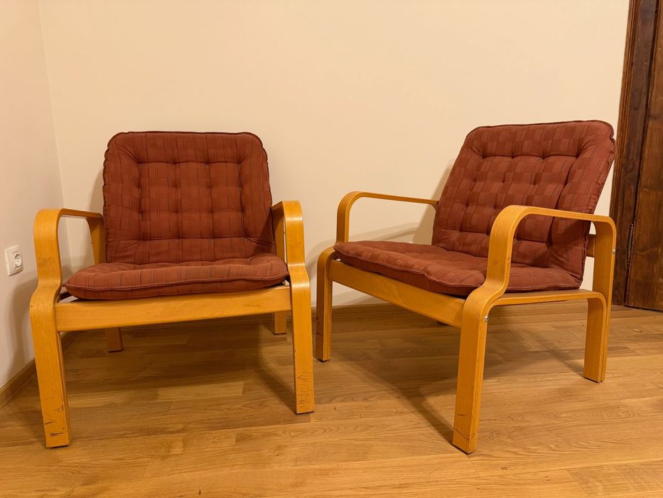 Дървени масивни столове тип "кресло" 2 бр