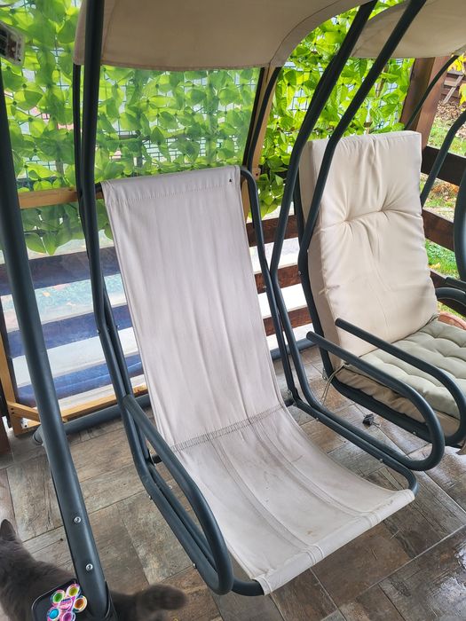 Balansuar grădină cu scaune individuale