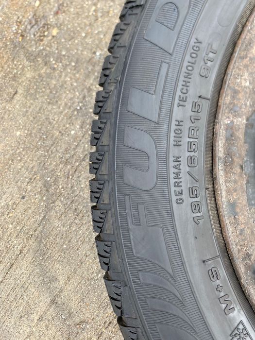 Jante tabla 5x112 vw golf skoda seat audi cu anvelope iarna 195 65 15