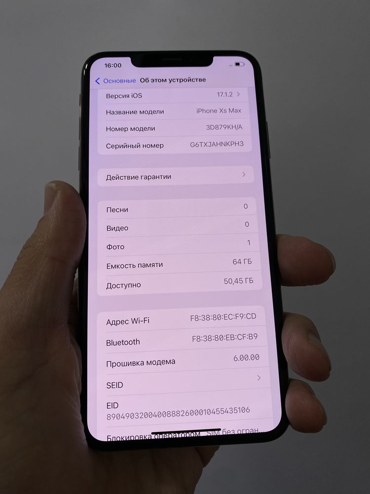 iphone xsmax 64gb