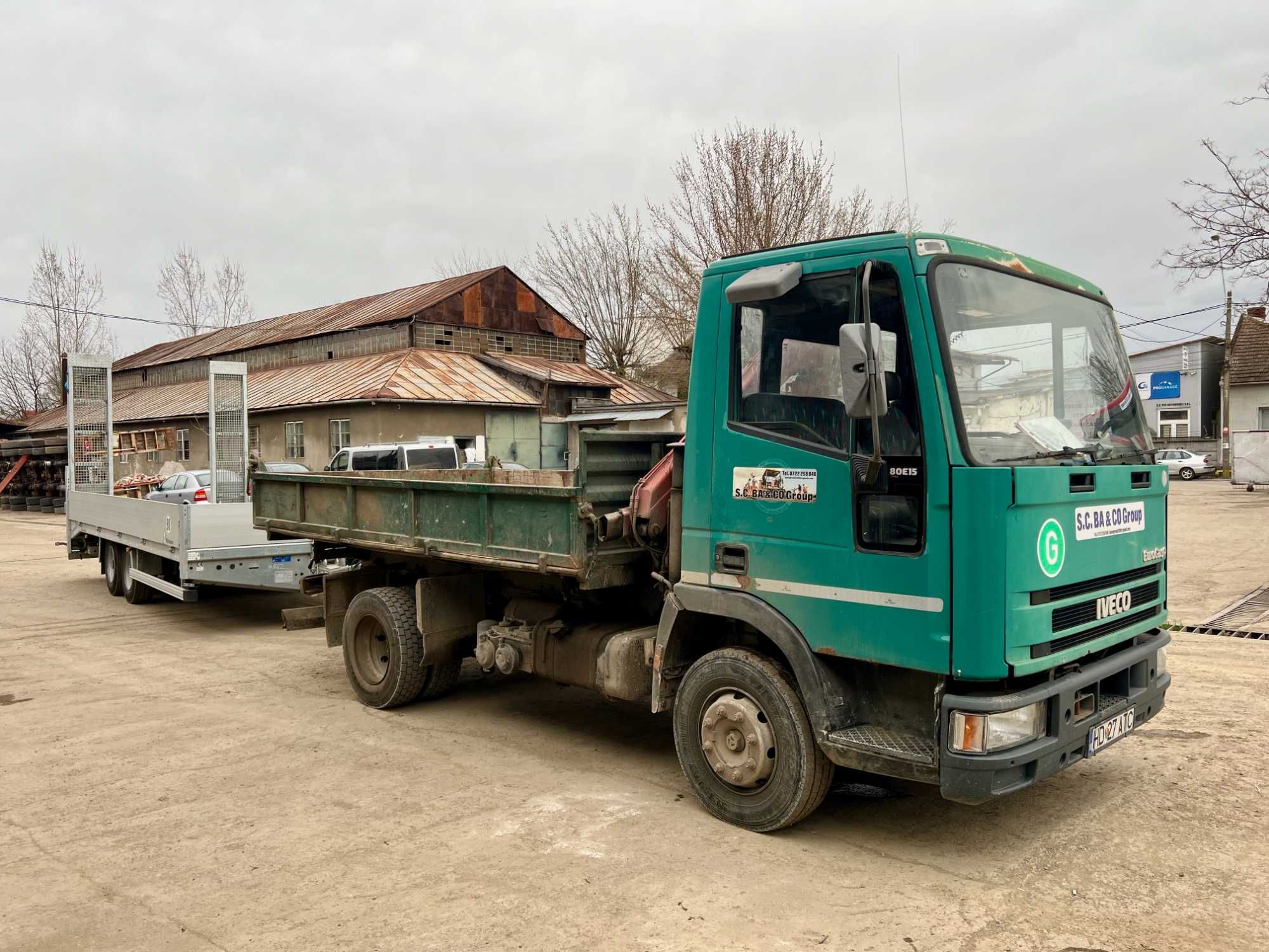 Iveco Eurocargo 80E15 cu macara