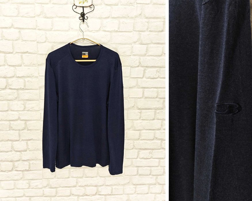 Icebreaker Мериносова вълна оригинална мъжка фланелка размер L