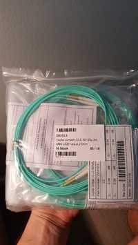 Cablu fibra optica duplex LC-LC, OM3, LSZH, 3m