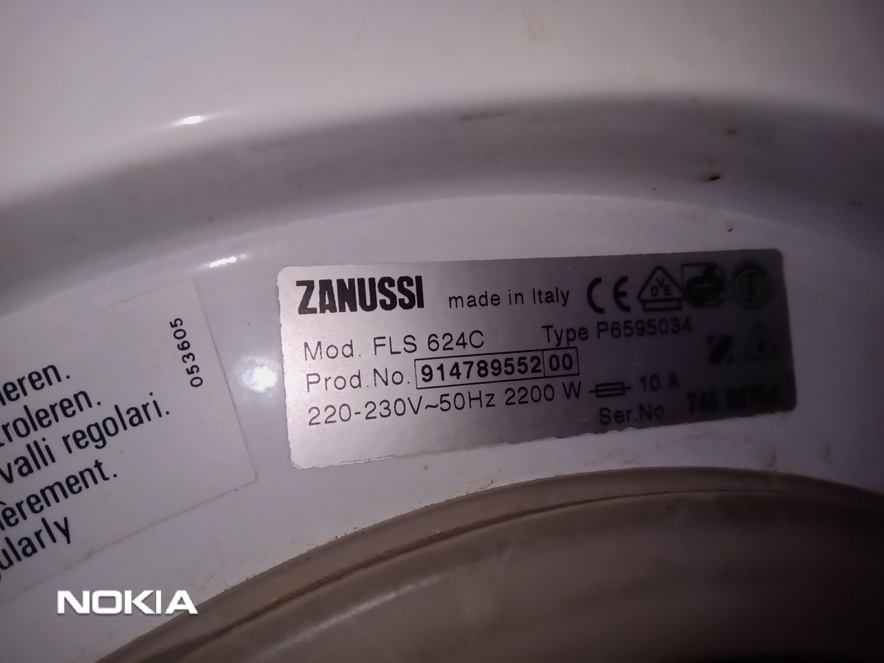 Продавам пералня Зануси Zanussi