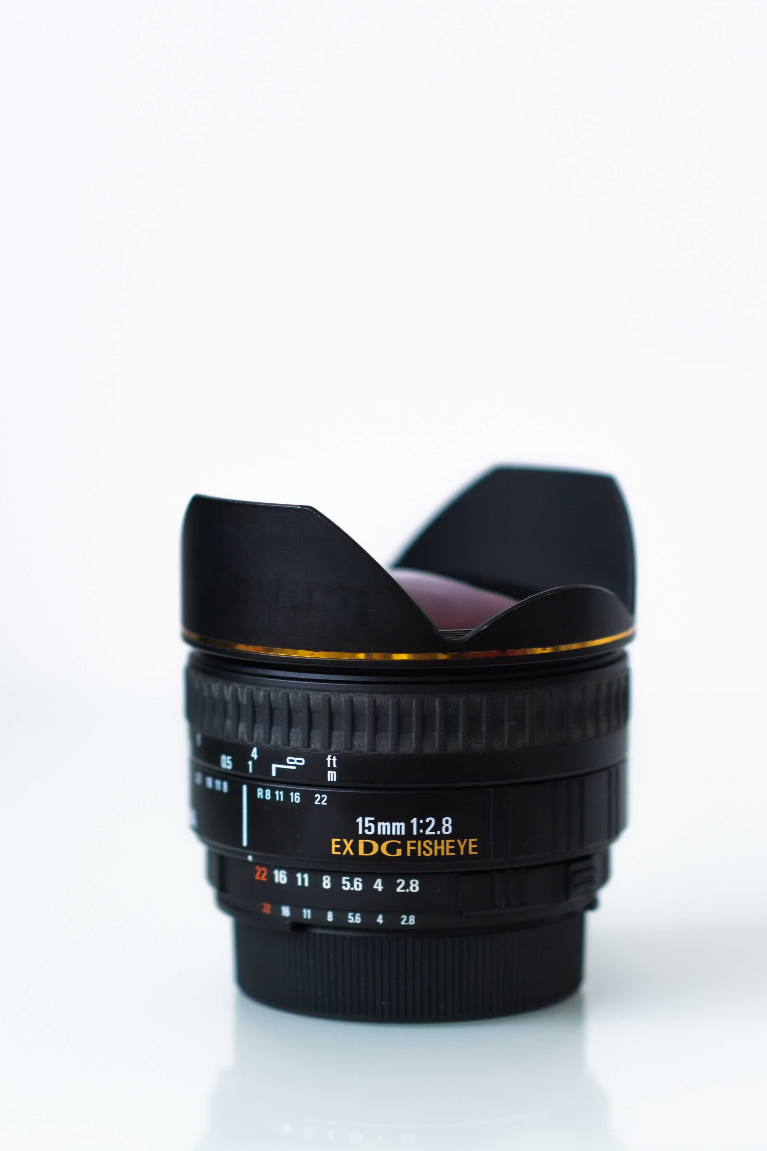 De colectie! Obiectiv pt. Nikon SIGMA 15mm f2.8 EX Fisheye FullFrame