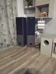 Sistem audio Yamaha cu boxe Sony și subwoofer activ Canton