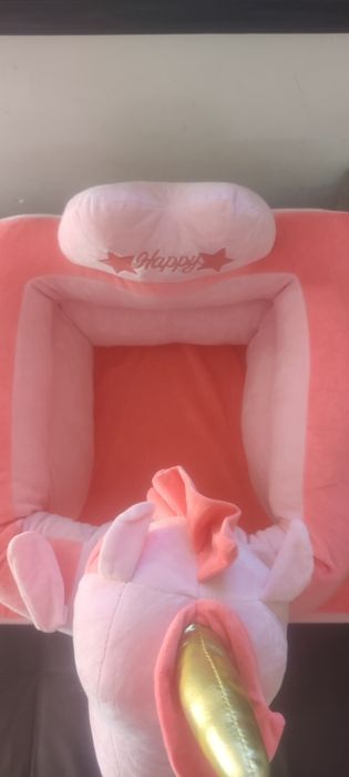 Плюшено Бебешко столче / Пуф