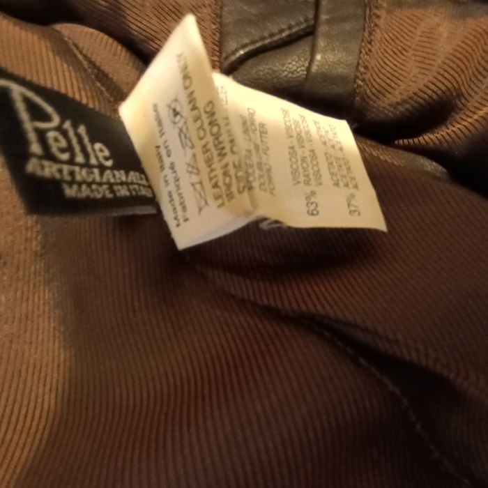 Sacou piele naturala moale Gallotti 48