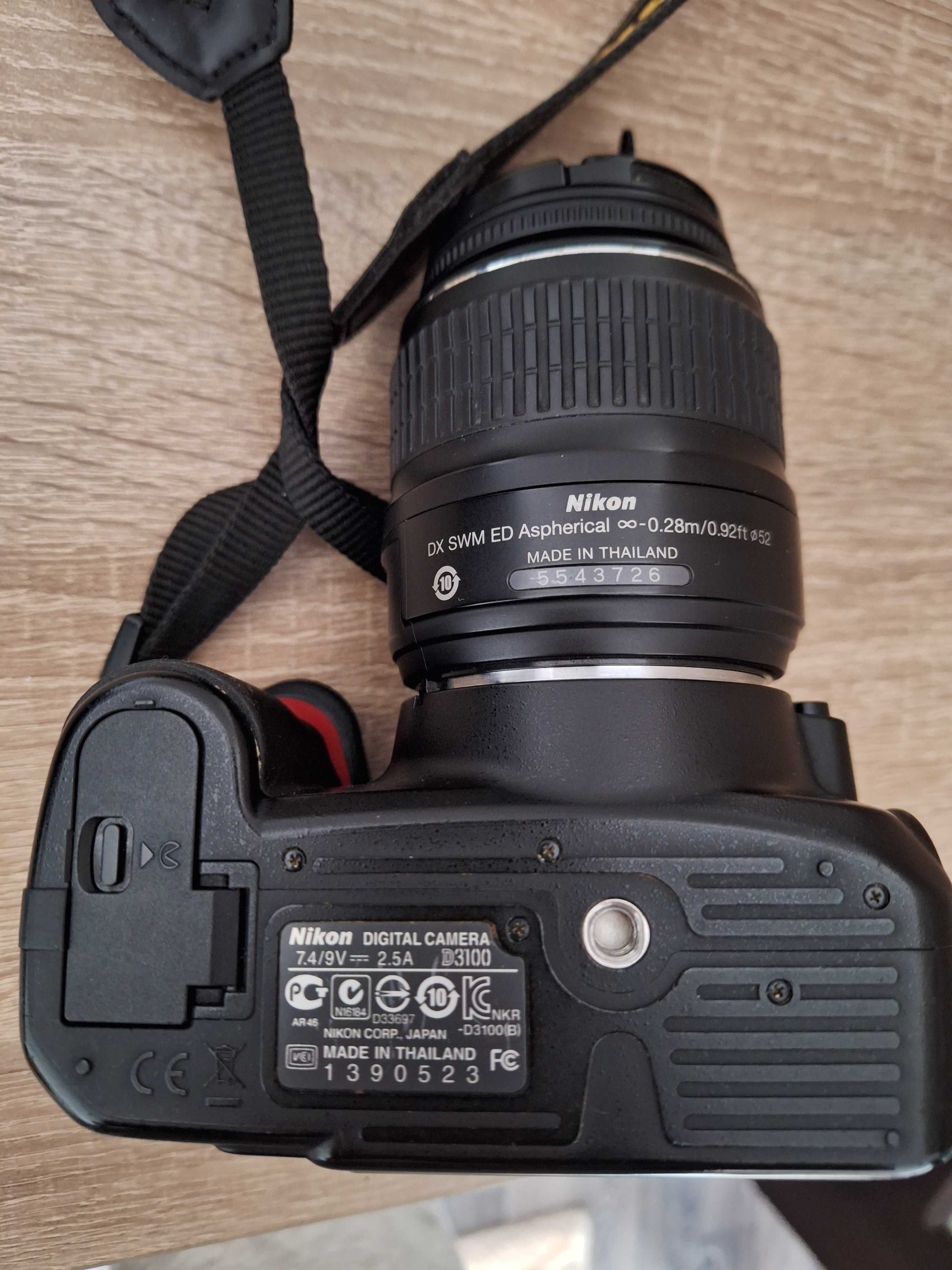 Aparat foto-video profesional Nikon D3100