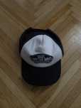 Vans Off The Wall Hat Snapback Trucker White Black Mesh