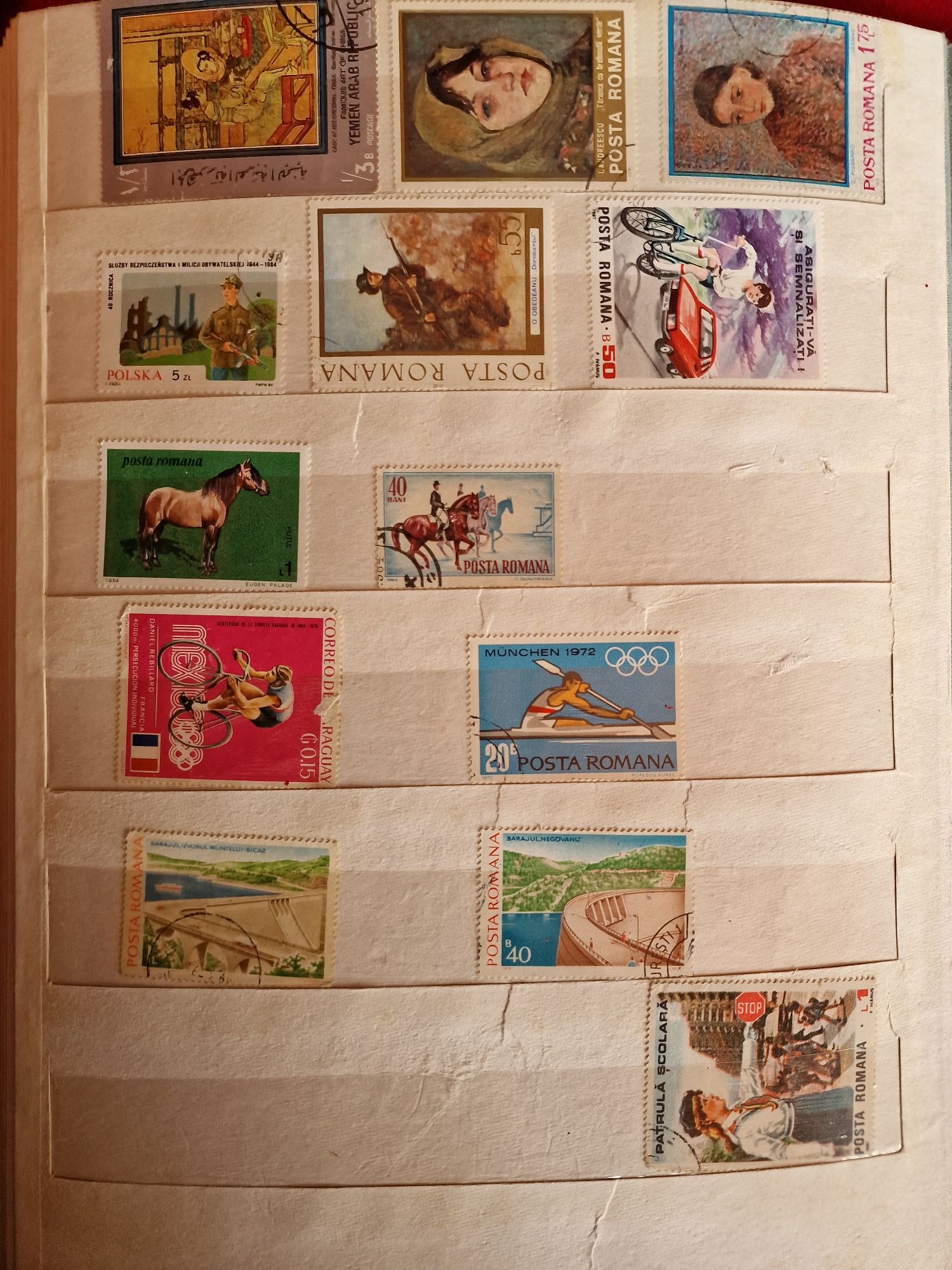 Colectie timbre romanesti