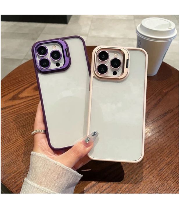 Iphone 14/15/16/PRO/PRO MAX/PLUS Husa Plexi + Folie Camera + Folie