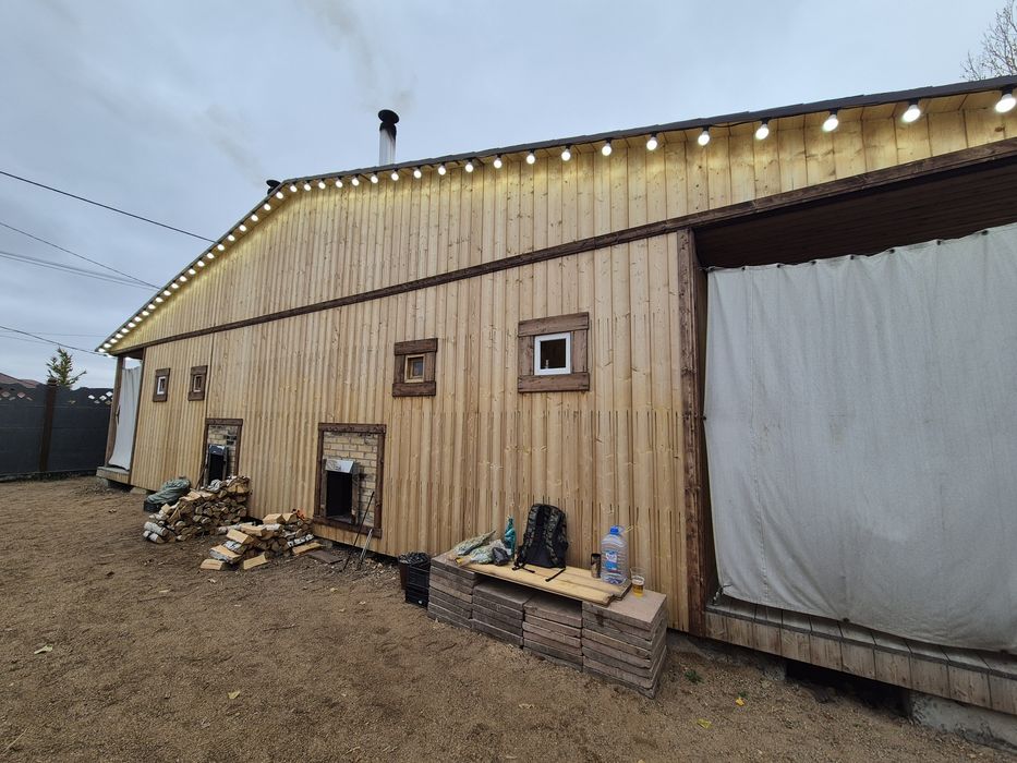 Баня на дровах вкусный пар